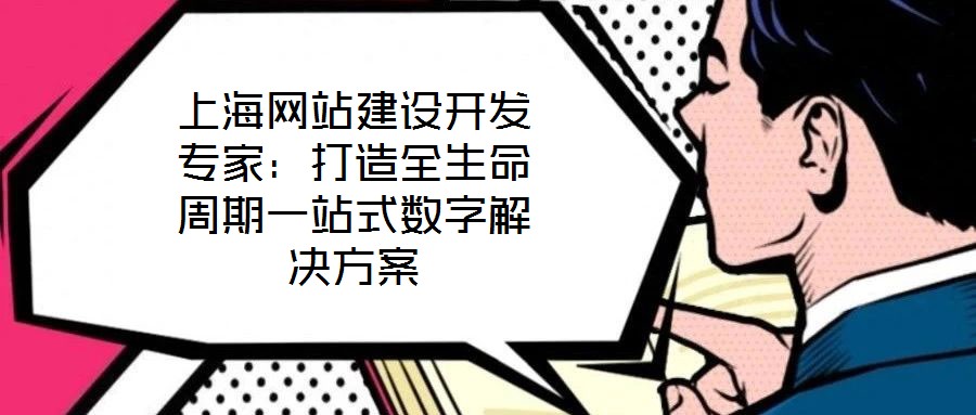 上海網站建設開發專家：打造全生命周期一站式數字解決方案