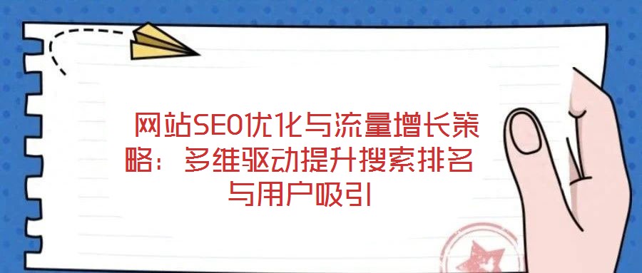  網(wǎng)站SEO優(yōu)化與流量增長策略：多維驅(qū)動提升搜索排名與用戶吸引