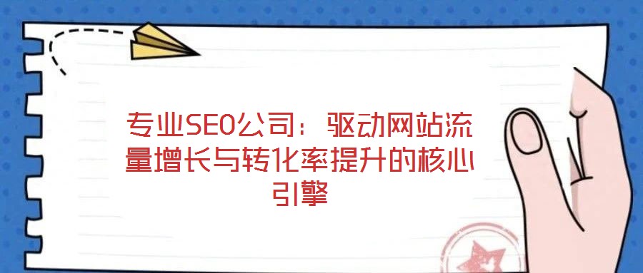 專業(yè)SEO公司：驅(qū)動(dòng)網(wǎng)站流量增長(zhǎng)與轉(zhuǎn)化率提升的核心引擎