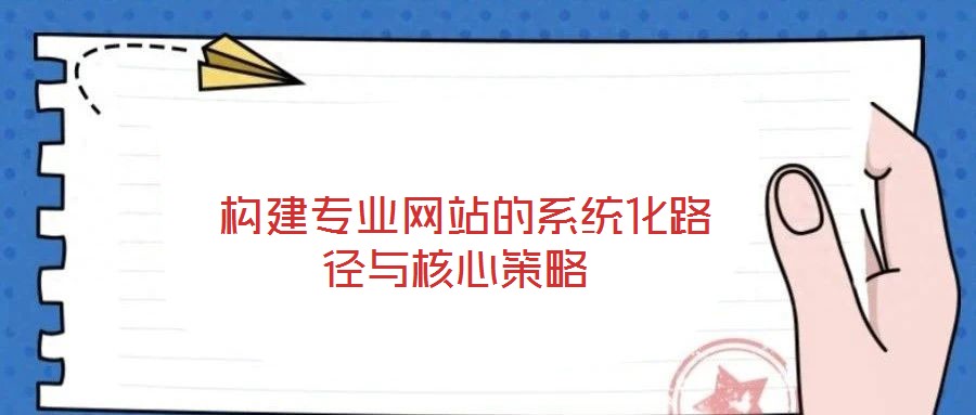  構建專業網站的系統化路徑與核心策略